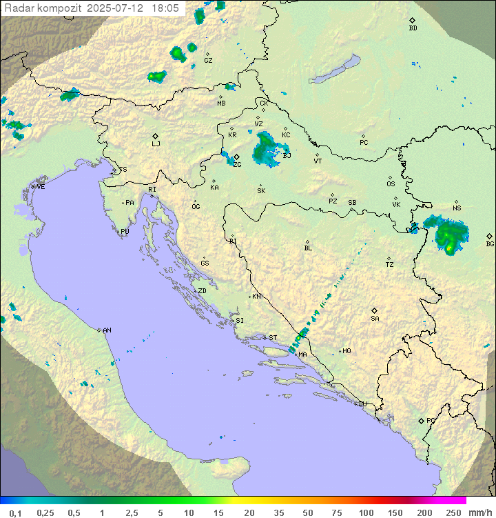 Padavine Hrvaška
