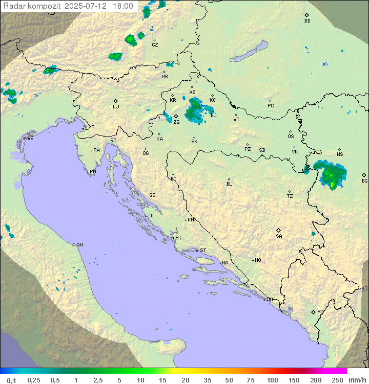 Padavine Hrvaška