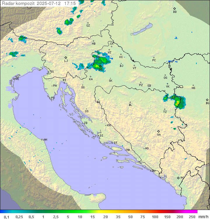 Padavine Hrvaška