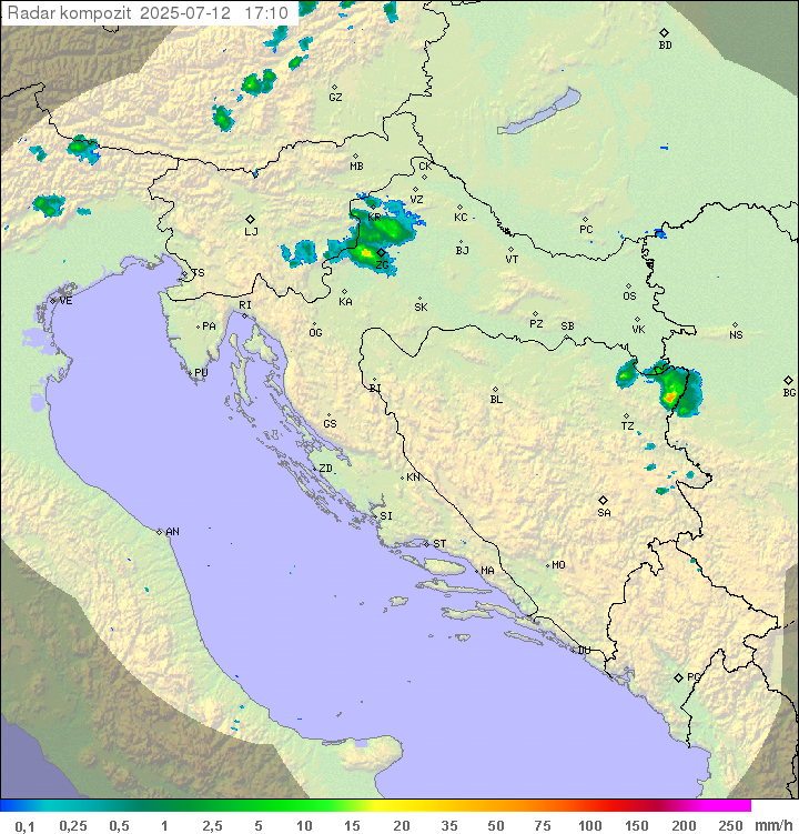 Padavine Hrvaška