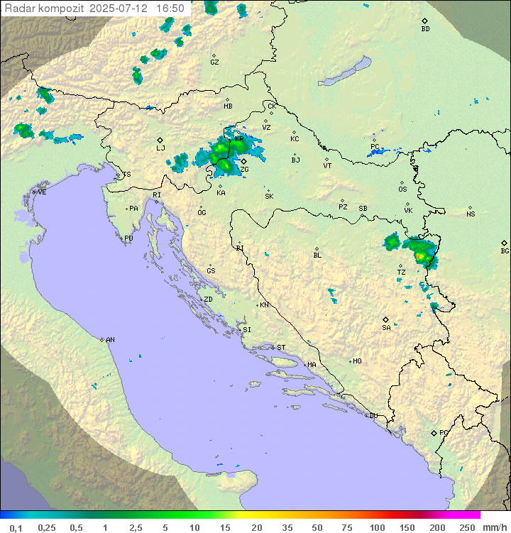 Padavine Hrvaška