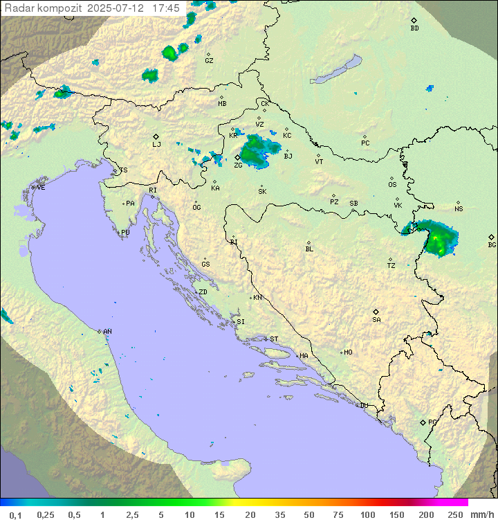 Padavine Hrvaška