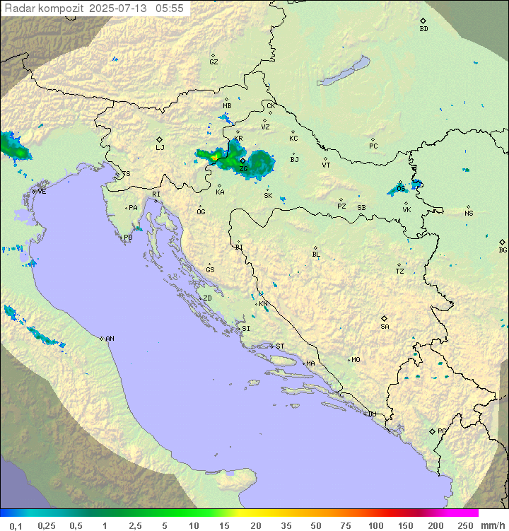 Padavine Hrvaška