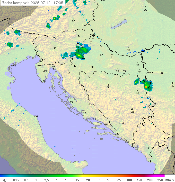 Padavine Hrvaška