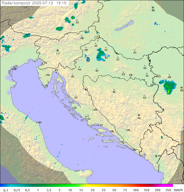 Padavine Hrvaška