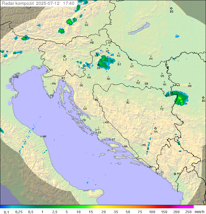 Padavine Hrvaška