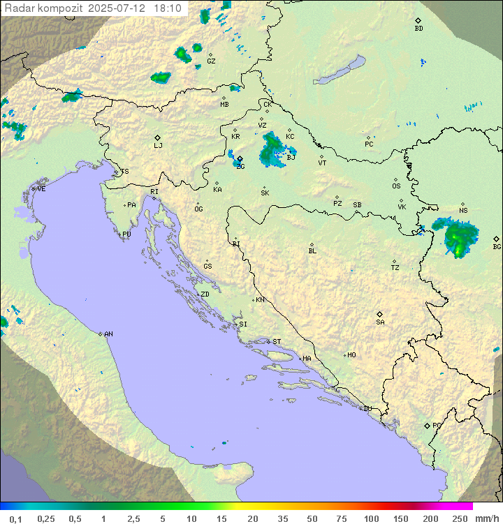 Padavine Hrvaška