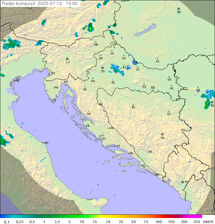 Padavine Hrvaška
