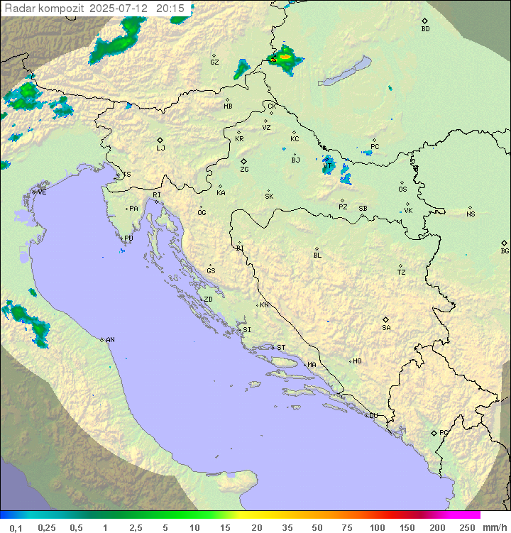 Padavine Hrvaška