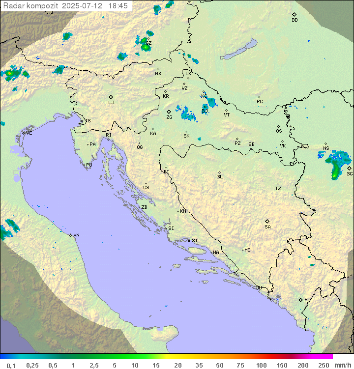 Padavine Hrvaška