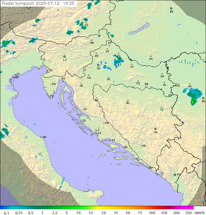 Padavine Hrvaška