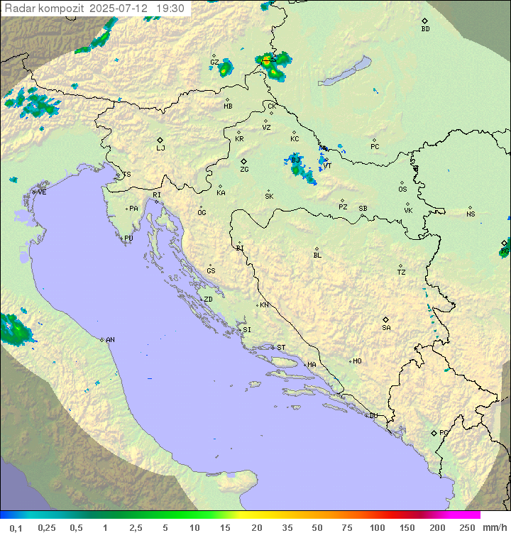 Padavine Hrvaška