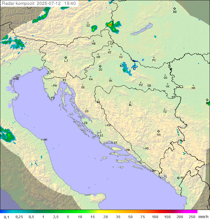 Padavine Hrvaška