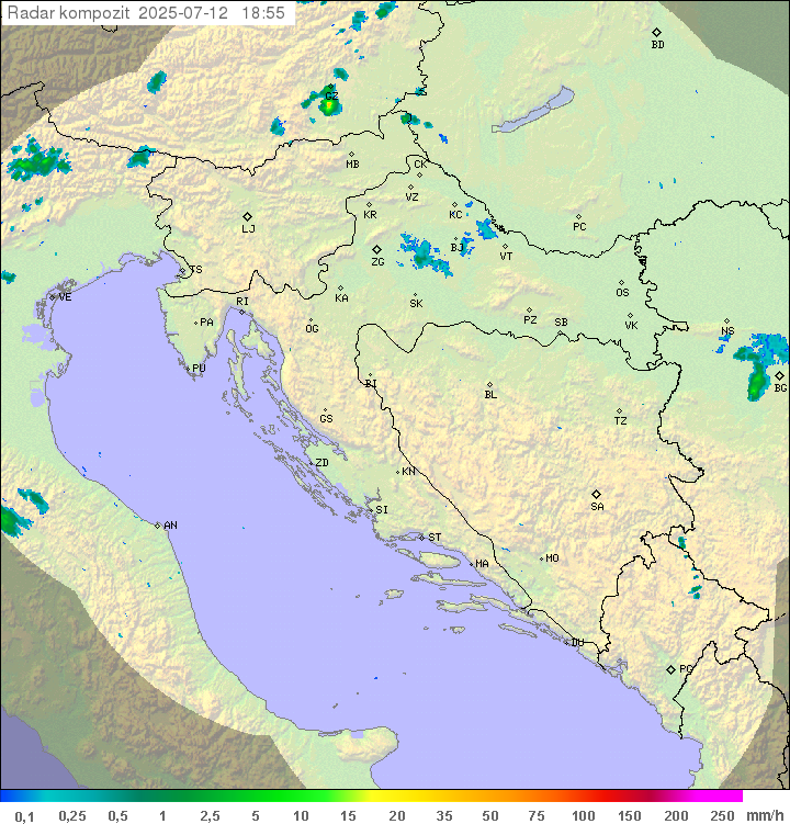 Padavine Hrvaška
