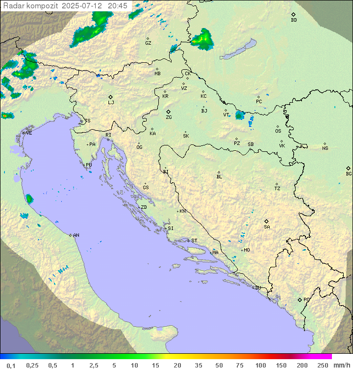 Padavine Hrvaška