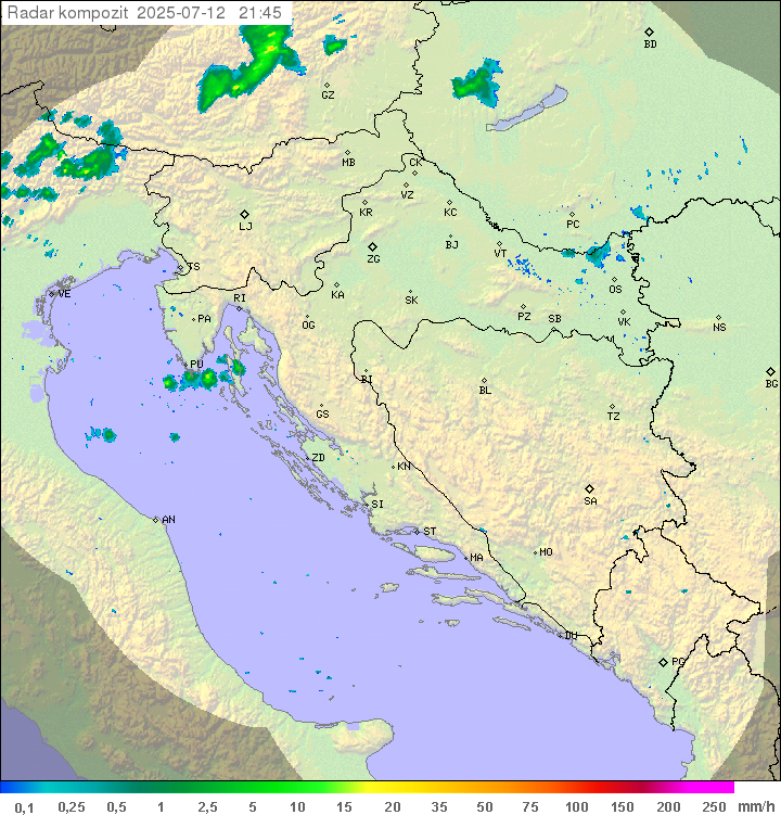Padavine Hrvaška