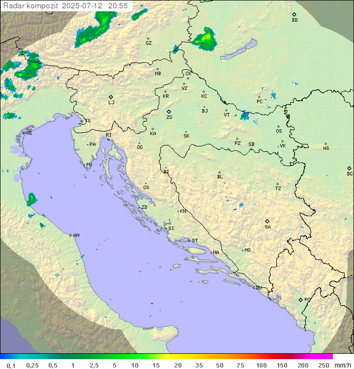 Padavine Hrvaška