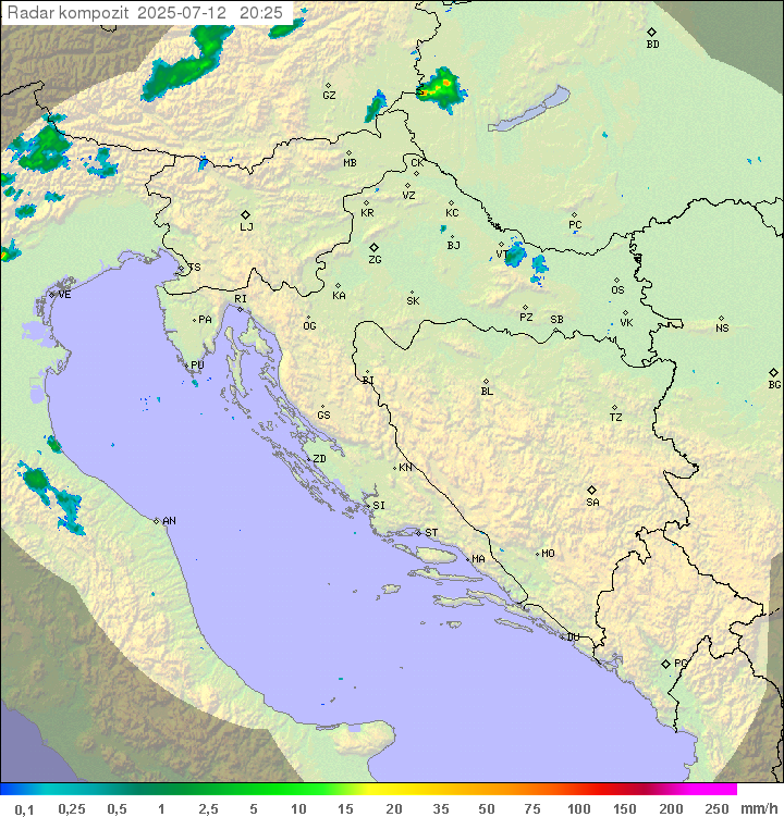 Padavine Hrvaška