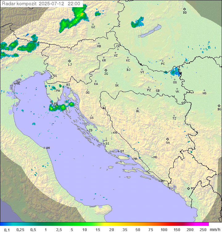 Padavine Hrvaška