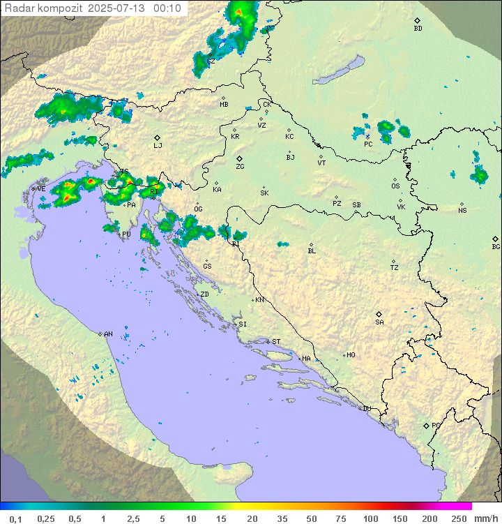 Padavine Hrvaška