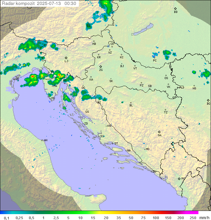 Padavine Hrvaška