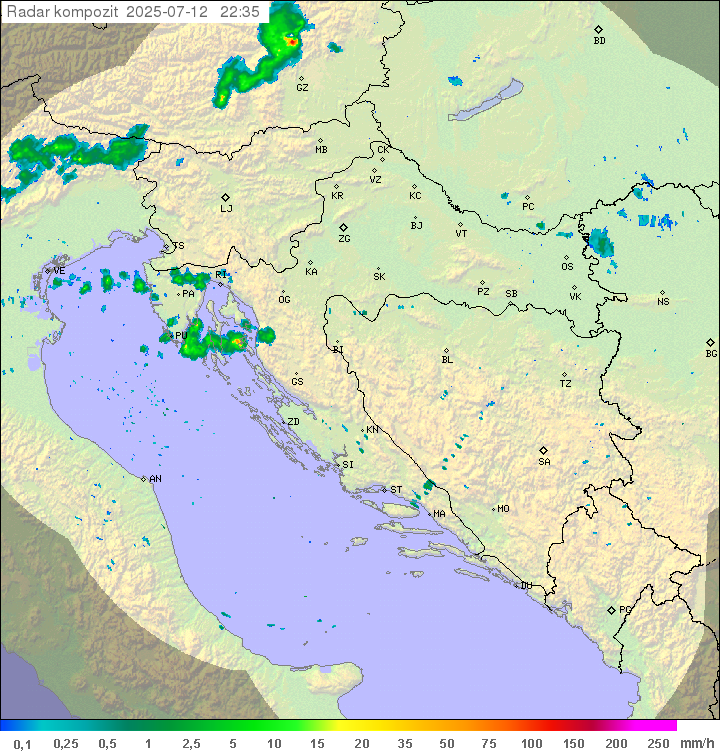 Padavine Hrvaška