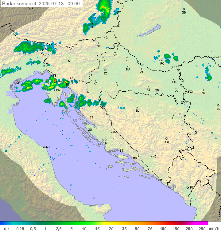 Padavine Hrvaška