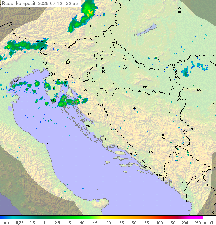 Padavine Hrvaška