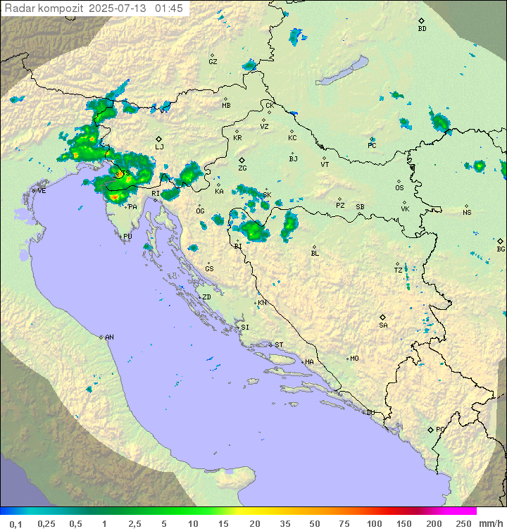 Padavine Hrvaška