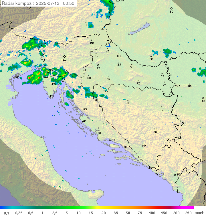 Padavine Hrvaška