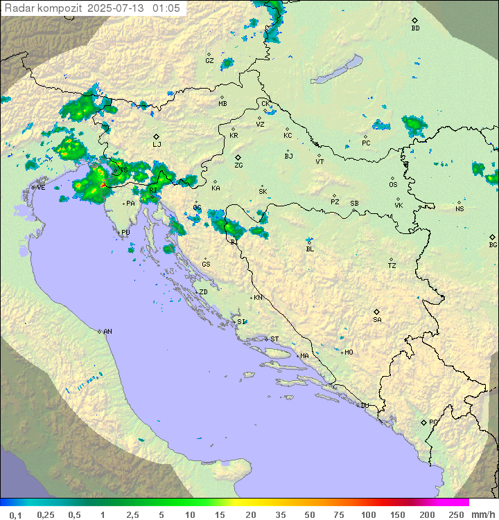 Padavine Hrvaška
