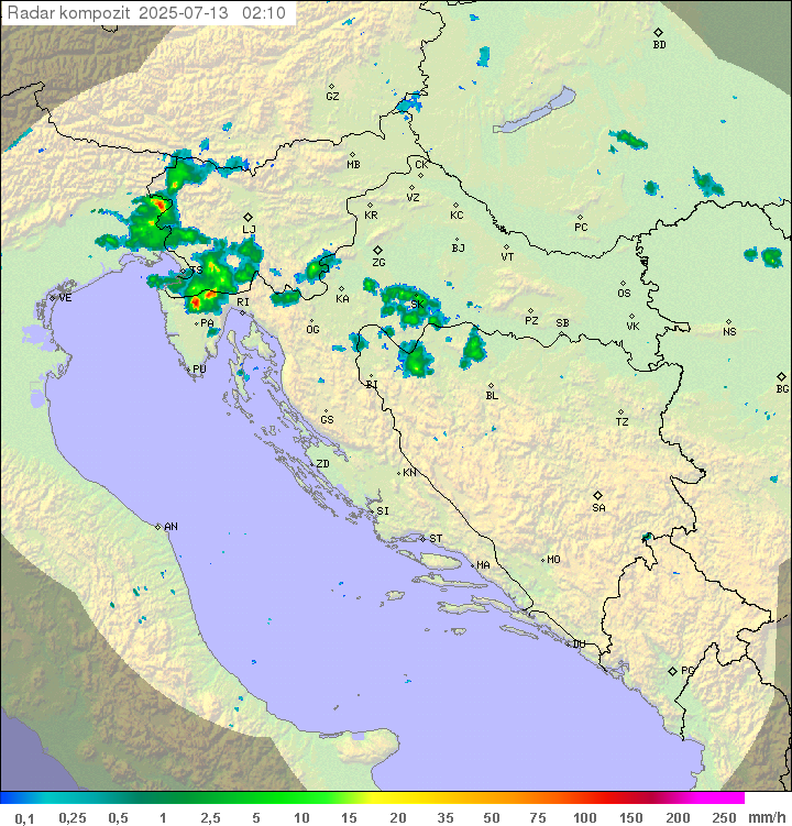 Padavine Hrvaška