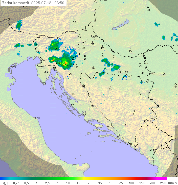 Padavine Hrvaška