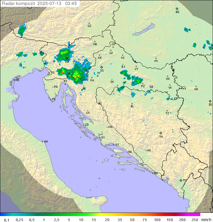 Padavine Hrvaška