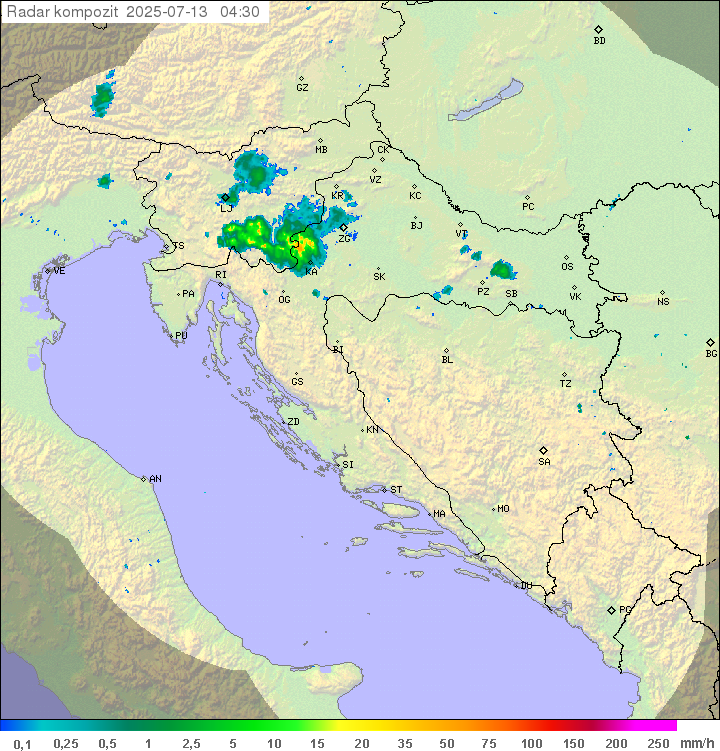 Padavine Hrvaška