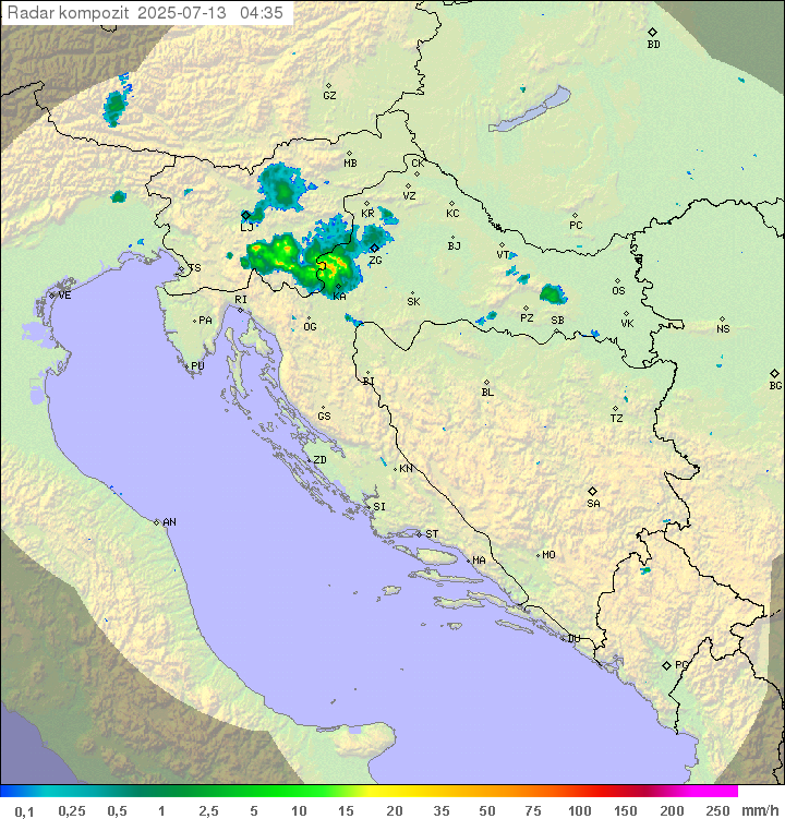 Padavine Hrvaška