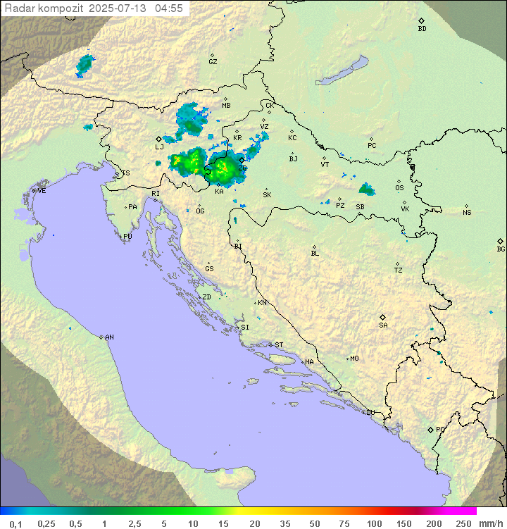 Padavine Hrvaška