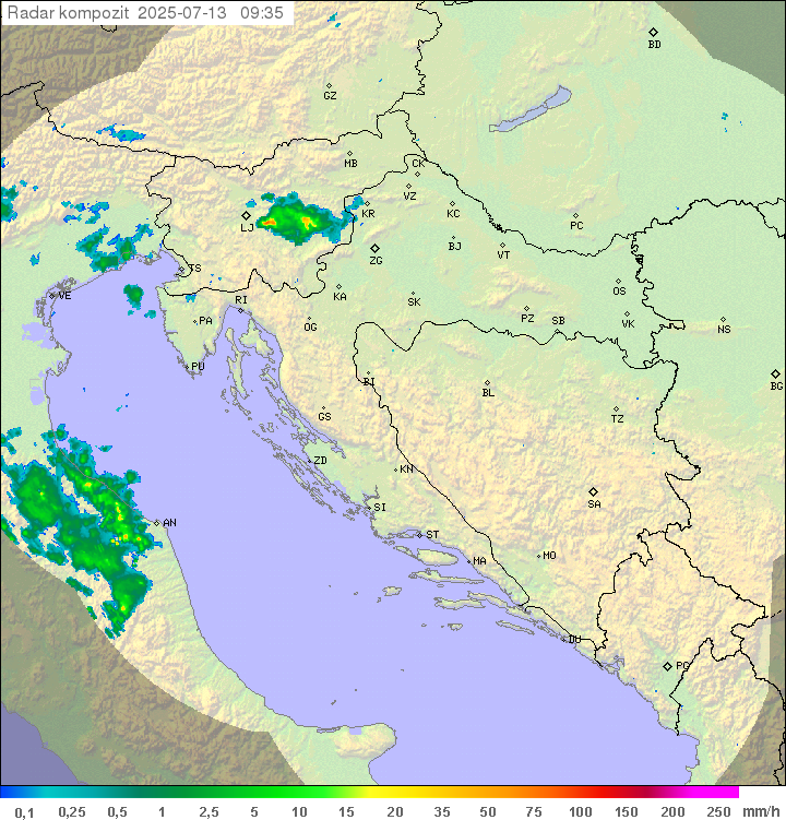 Padavine Hrvaška