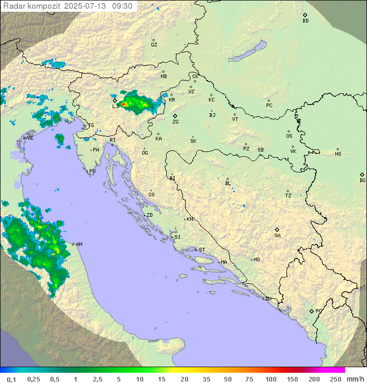 Padavine Hrvaška