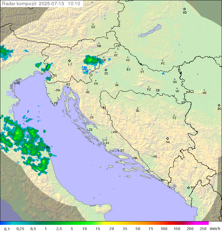 Padavine Hrvaška