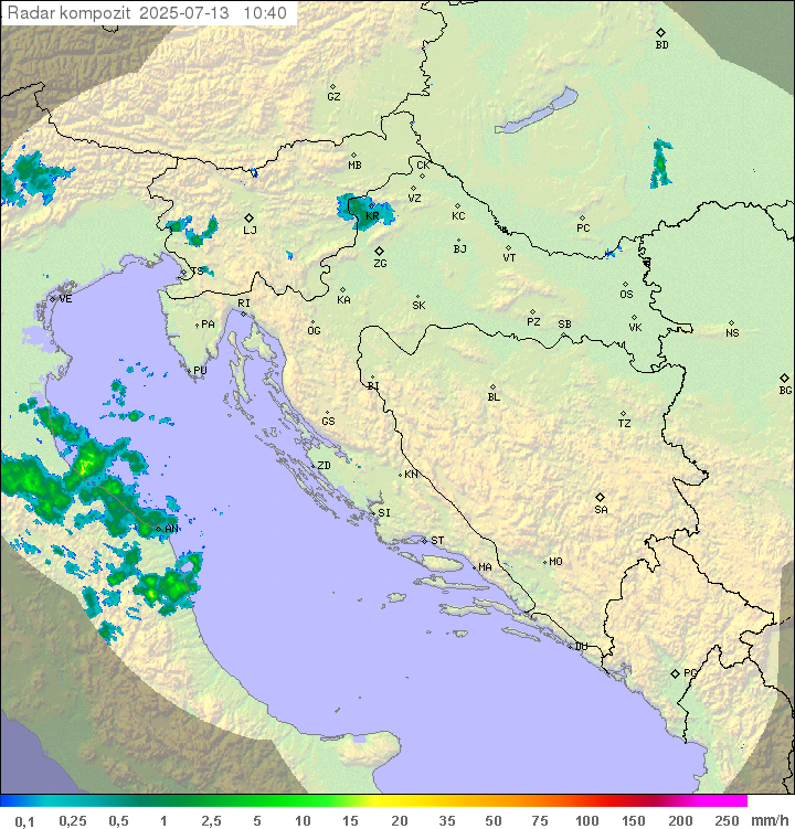 Padavine Hrvaška