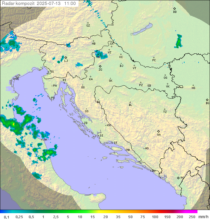 Padavine Hrvaška