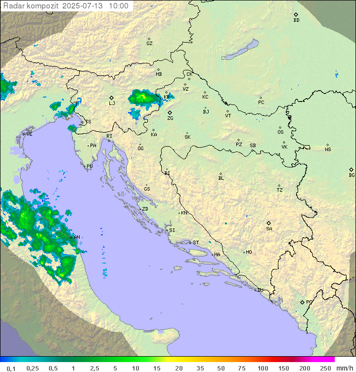 Padavine Hrvaška