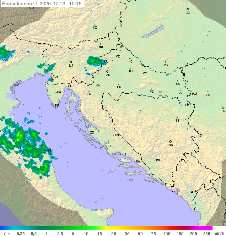 Padavine Hrvaška