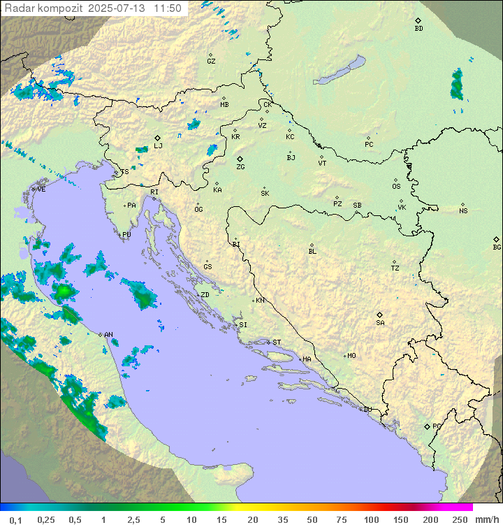 Padavine Hrvaška