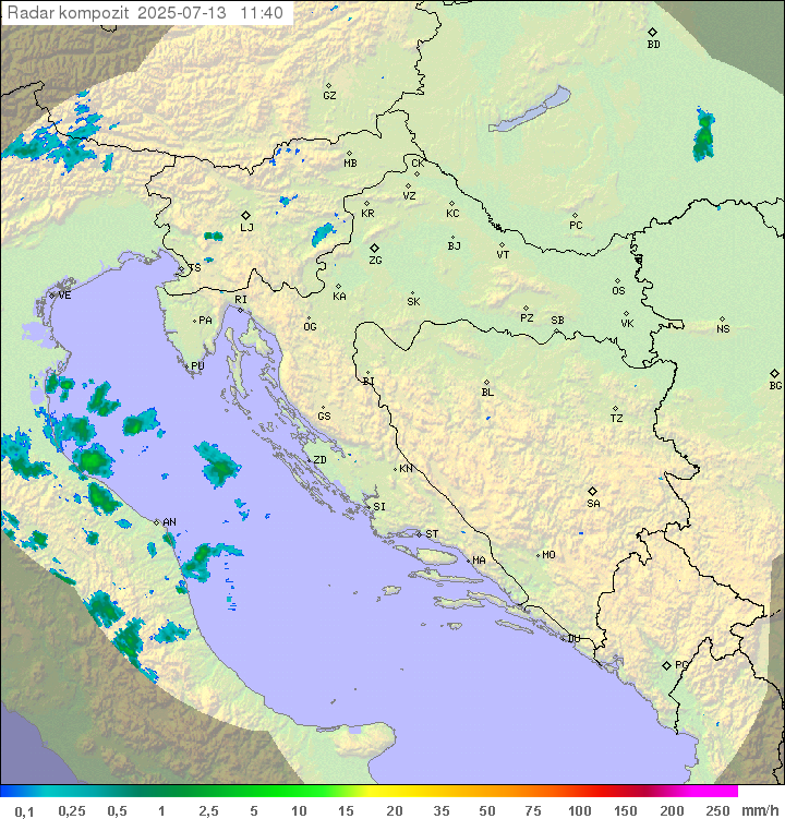 Padavine Hrvaška