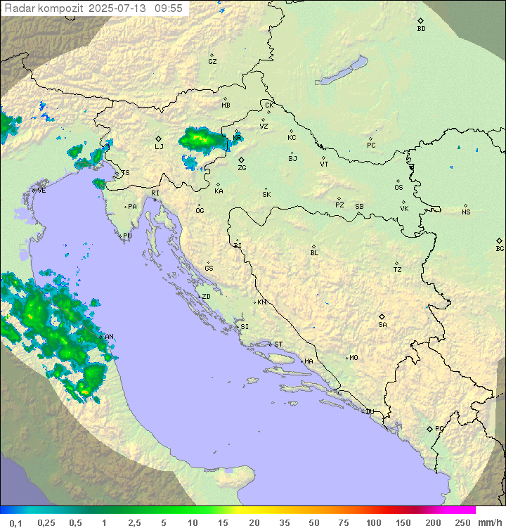 Padavine Hrvaška