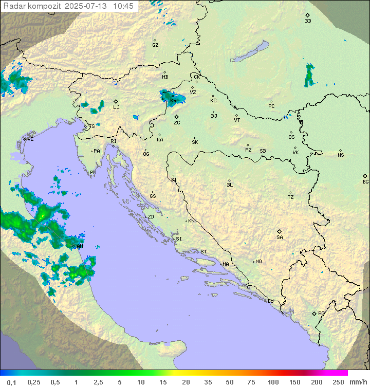 Padavine Hrvaška