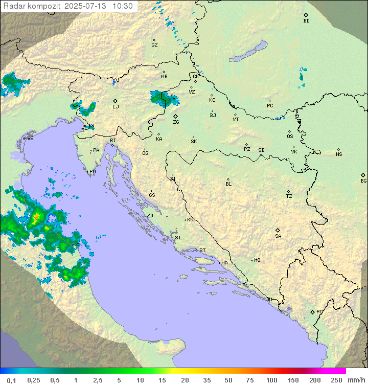 Padavine Hrvaška
