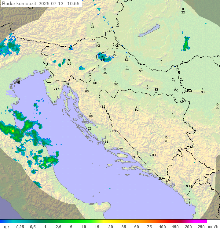 Padavine Hrvaška